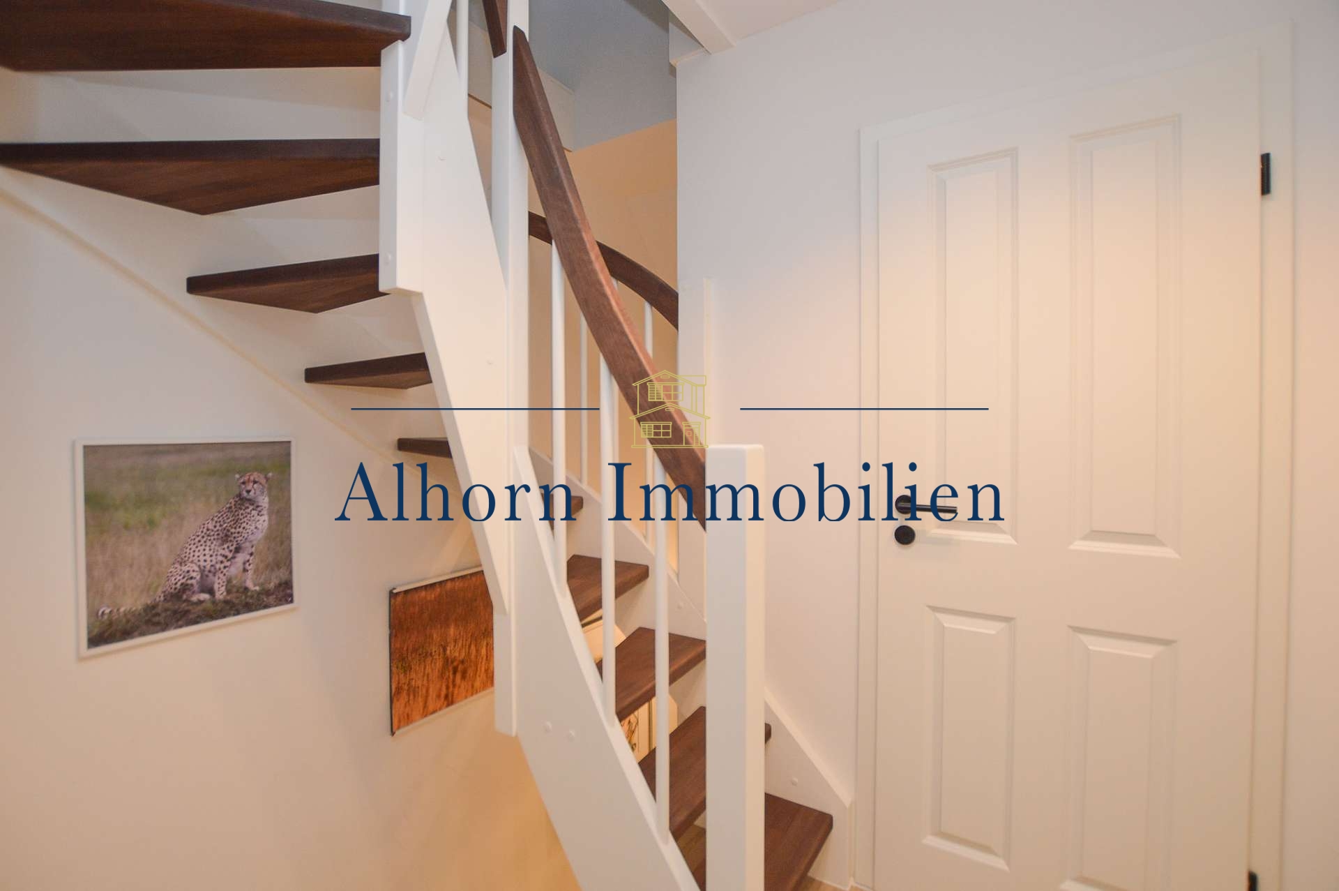 Treppe zum Dachgeschoss