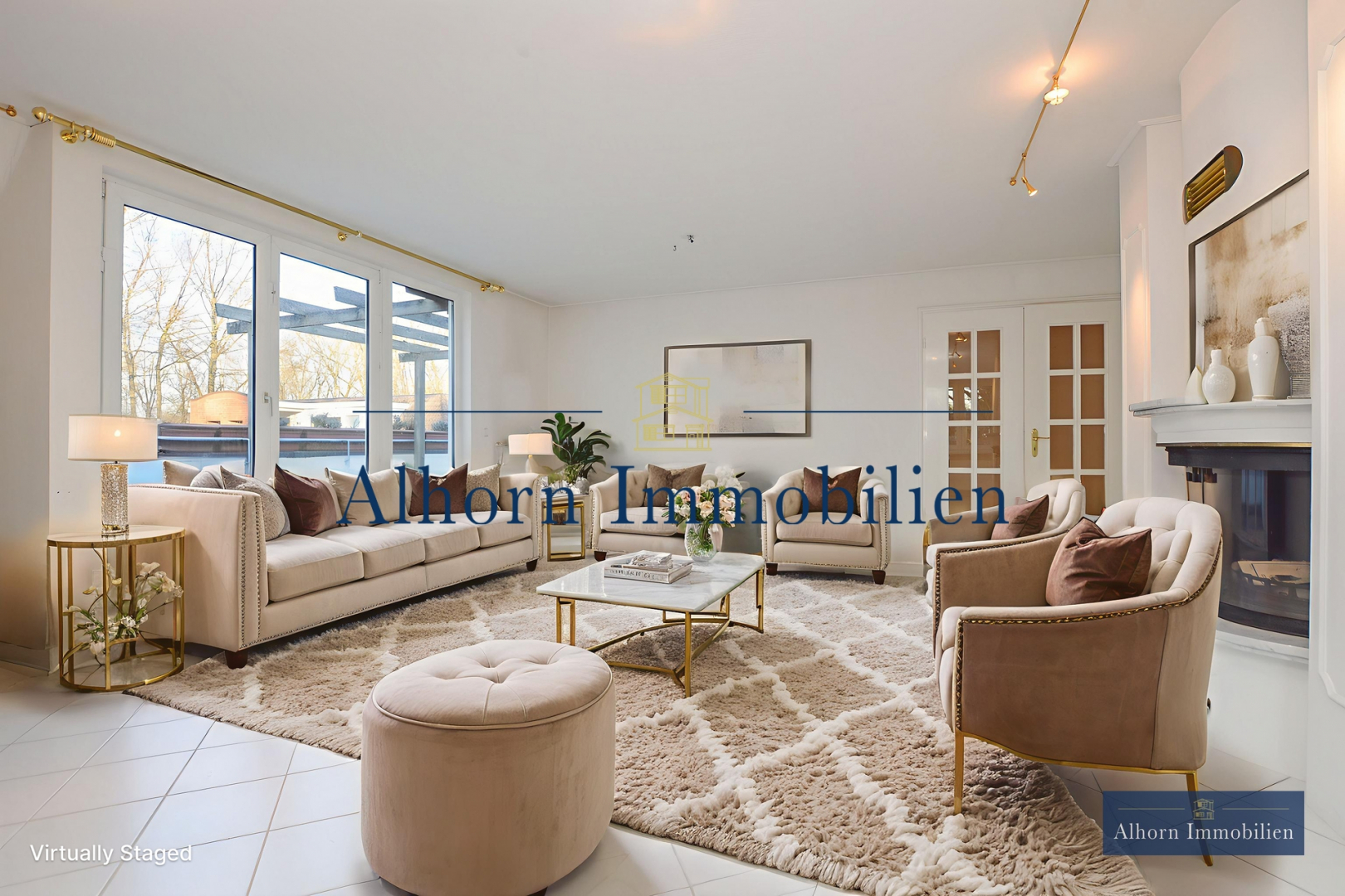 Wohnzimmer -virtuelle Anregung