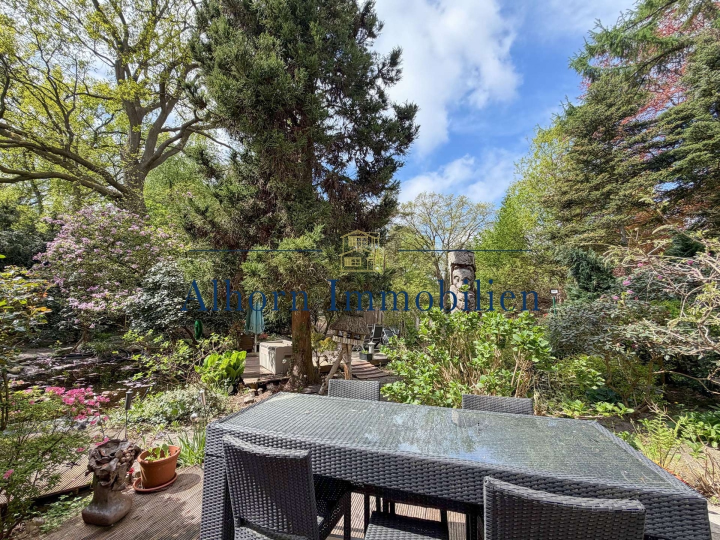 Blick in Garten