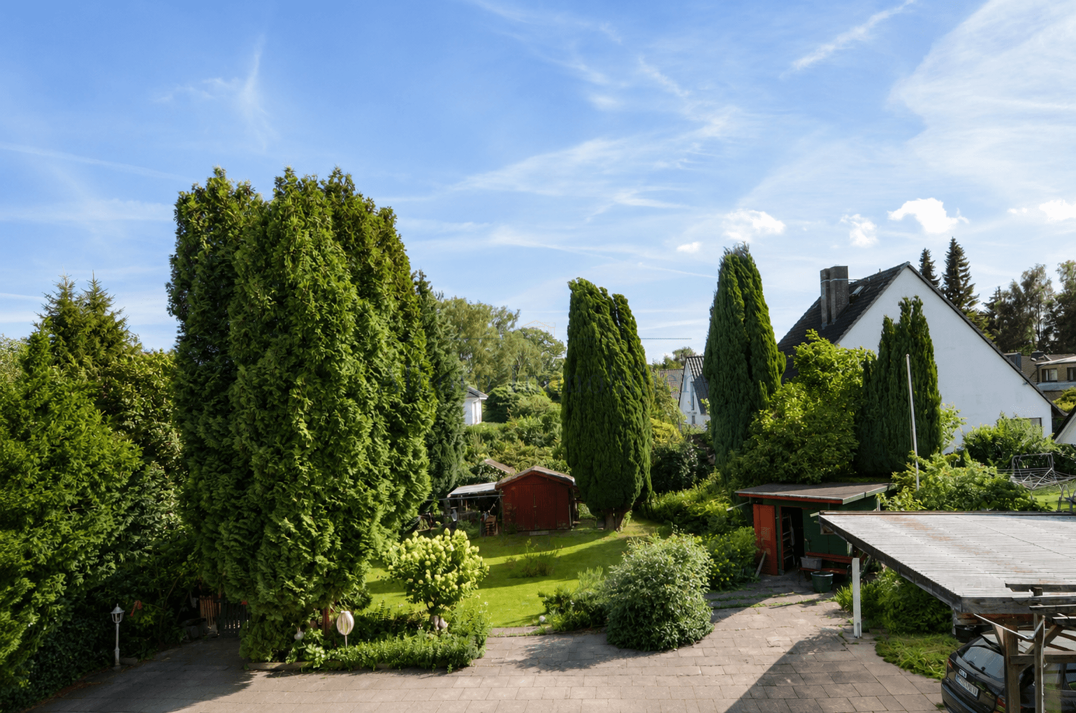 Aussicht in den Garten