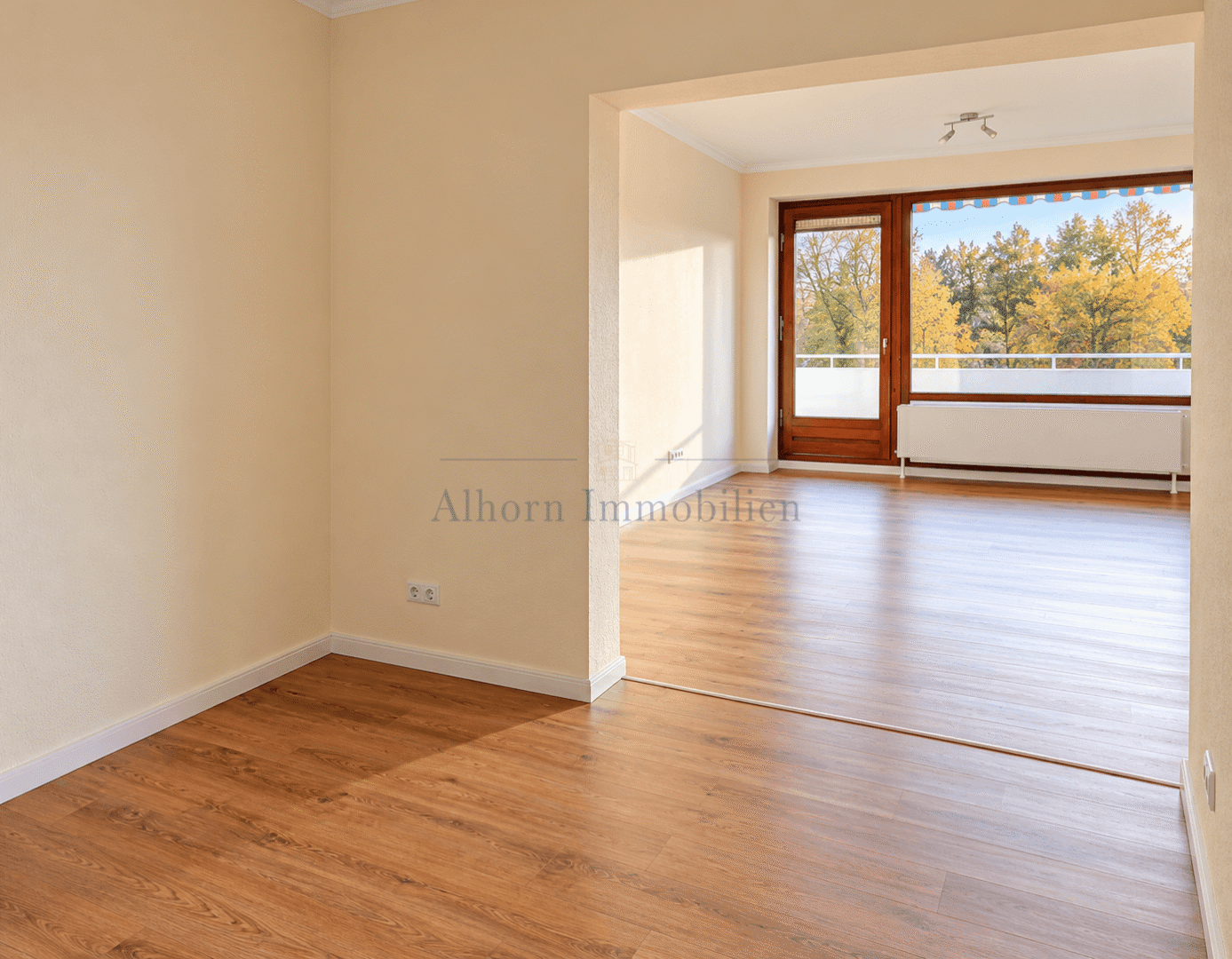 Wohnzimmer m. Zugang z. Balkon